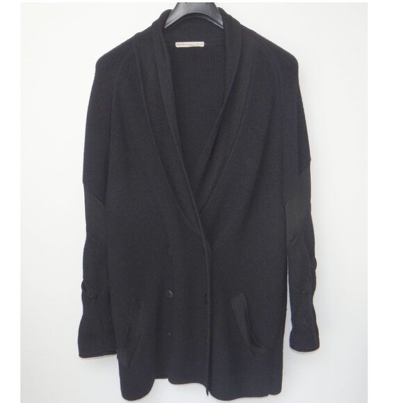 BALENCIAGA heavy wool cardigan jacket Black - Picture 1 of 8